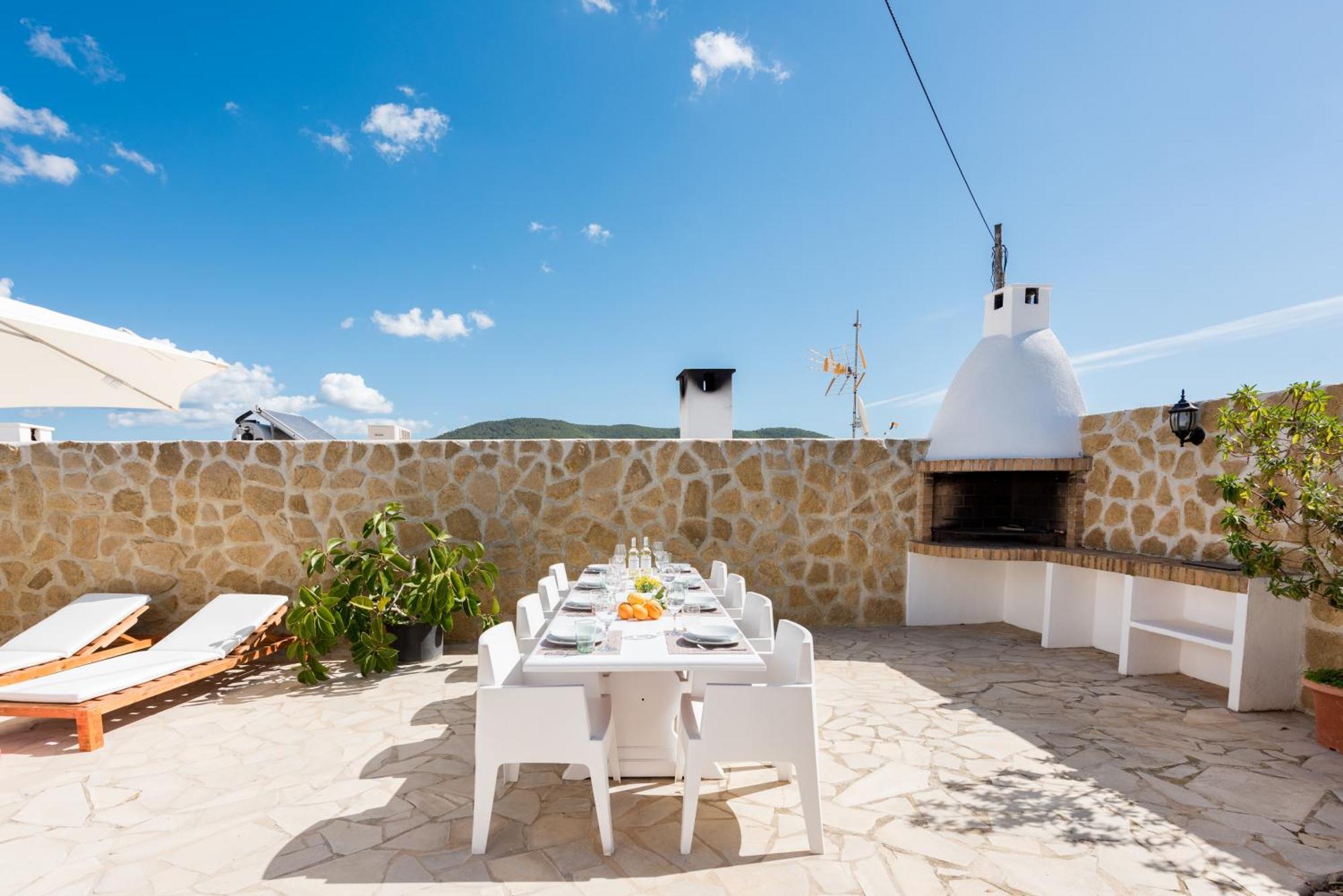 Vila Authentieke Finca, Nabij Het Strand En Restaurants Santa Eularia des Riu Exteriér fotografie